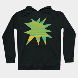 Funky Halftone Comic Burst Design Hoodie